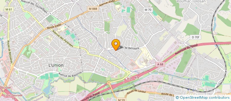localisation de l'entreprise GS CONCEPT  SAINT-JEAN