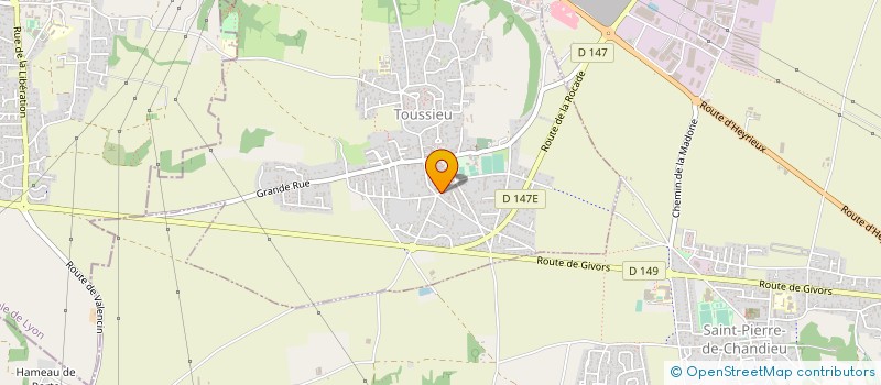 localisation de l'entreprise GS CONCEPT  TOUSSIEU