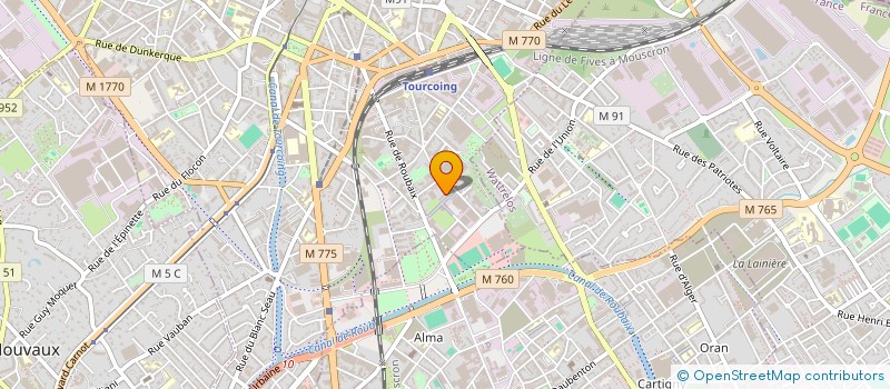 localisation de l'entreprise GS CONCEPT  TOURCOING