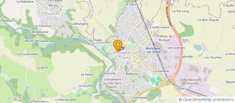 localisation de l'entreprise GS CONCEPT  MORTAGNE-SUR-SEVRE