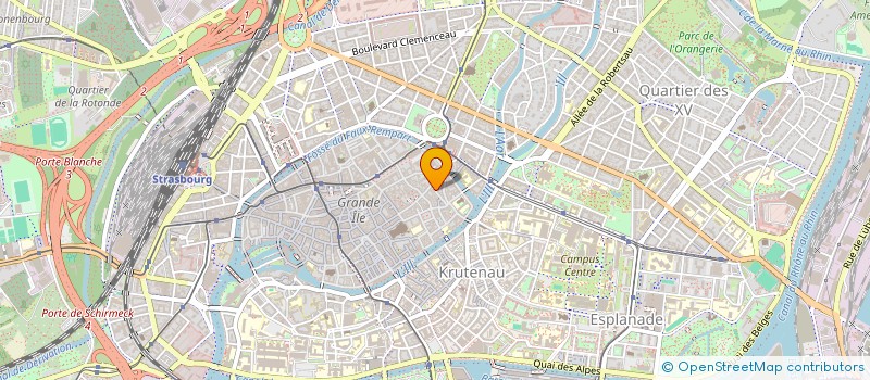 localisation de l'entreprise GS CONSEIL à STRASBOURG