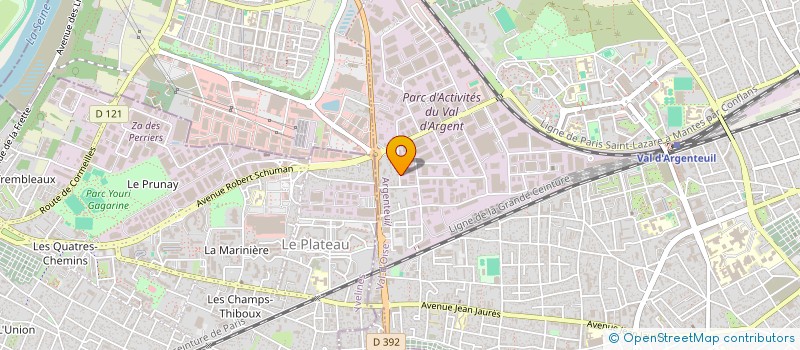 localisation de l'entreprise GS CONSEIL  ARGENTEUIL