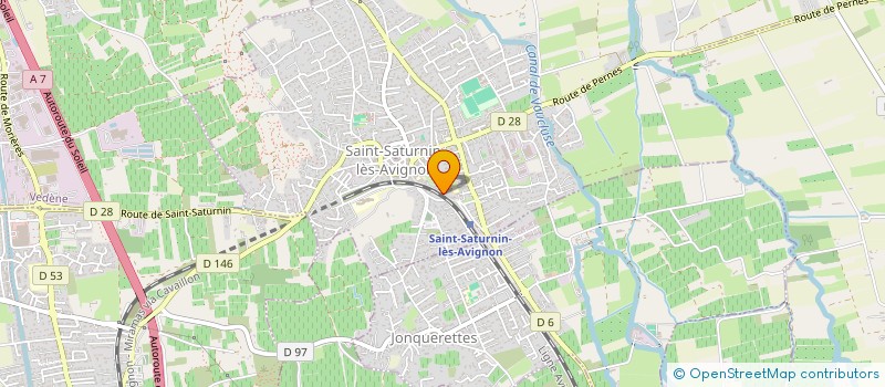 localisation de l'entreprise GS CONSTRUCTION à SAINT-SATURNIN-LES-AVIGNON