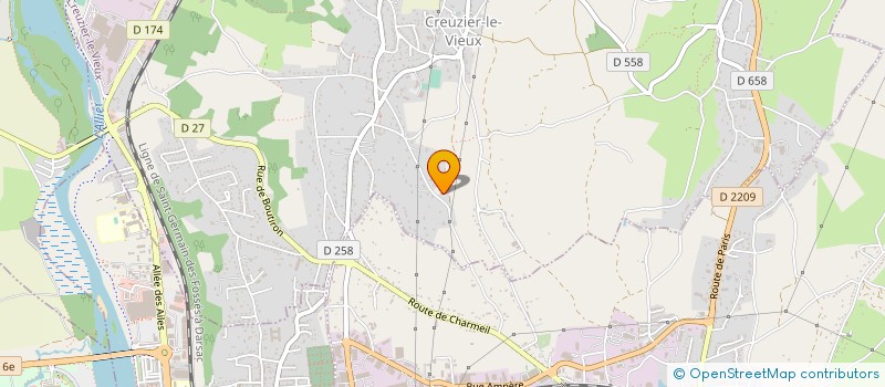 localisation de l'entreprise GS CONSTRUCTION  CREUZIER-LE-VIEUX