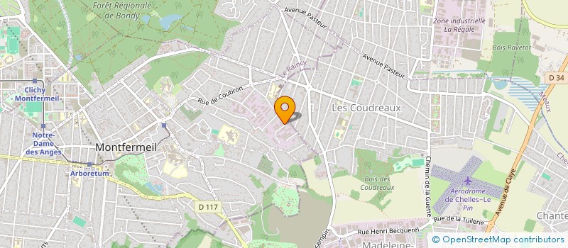 localisation de l'entreprise GS CONSTRUCTION  MONTFERMEIL