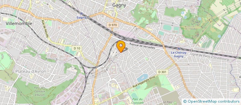 localisation de l'entreprise GS CONSTRUCTIONS à GAGNY