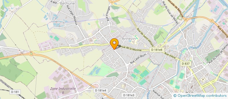 localisation de l'entreprise GS CONSTRUCTIONS  ANNEZIN