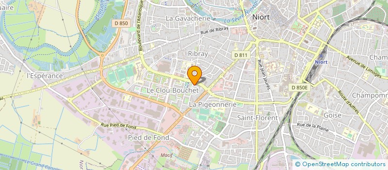localisation de l'entreprise GS CONSULTING à NIORT