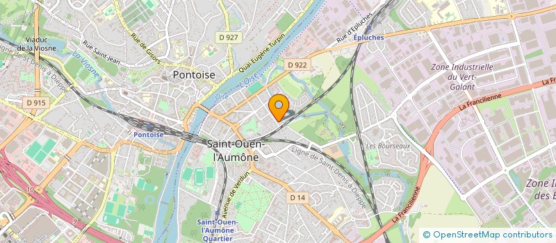 localisation de l'entreprise GS CONSULTING  SAINT-OUEN-L'AUMONE