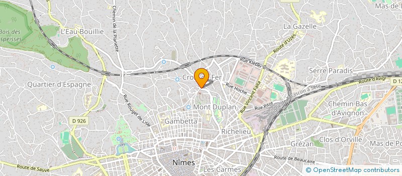 localisation de l'entreprise GS CORP  NIMES