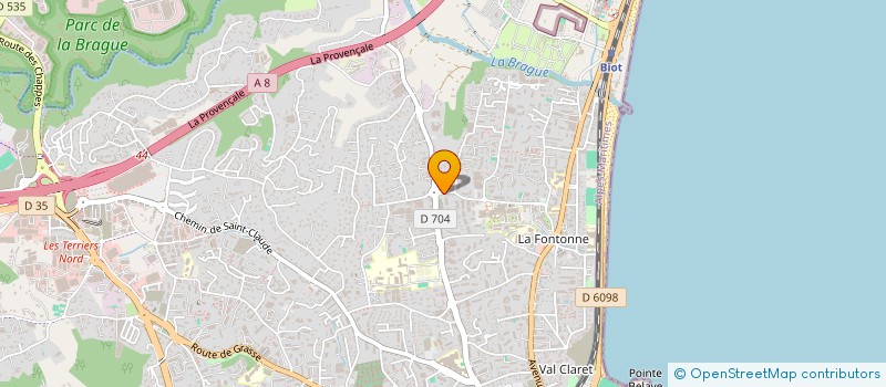 localisation de l'entreprise GS DECOR  ANTIBES