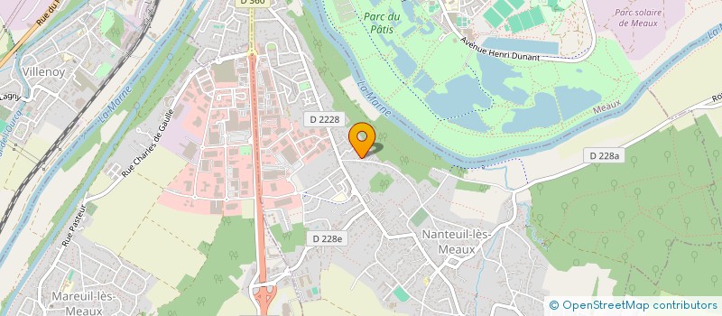 localisation de l'entreprise GS DESIGN à NANTEUIL-LES-MEAUX