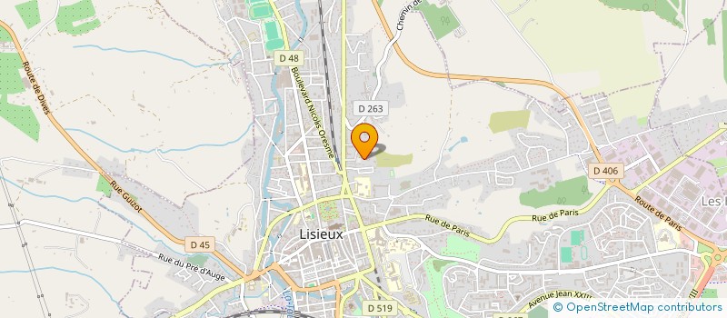 localisation de l'entreprise GS & DH HOLDINGS  LISIEUX