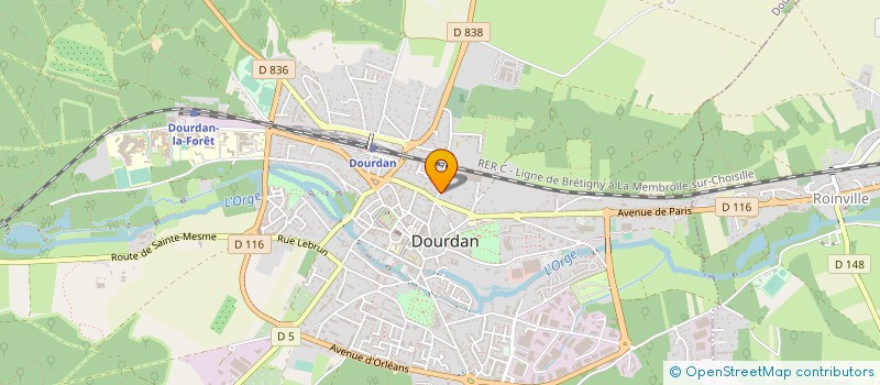 localisation de l'entreprise GS DIFFUSION  DOURDAN