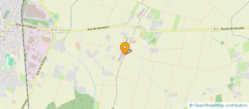 localisation de l'entreprise GS DISTRIB à NEUVILLE-AUX-BOIS