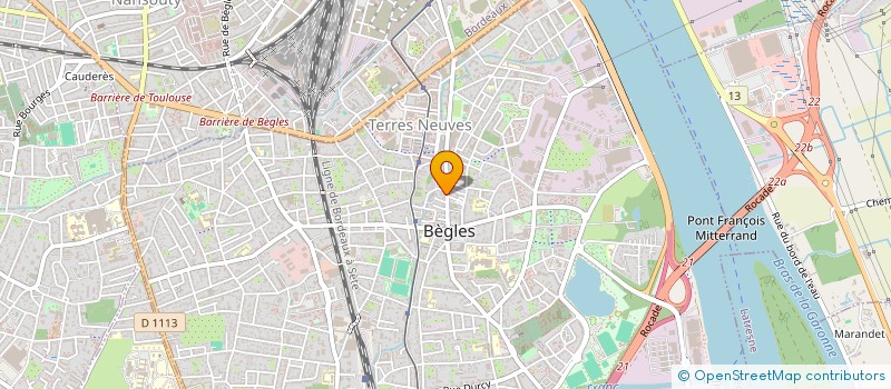 localisation de l'entreprise GS EVENTS à BEGLES
