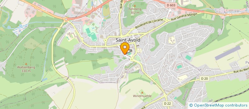 localisation de l'entreprise GS FOOD  SAINT-AVOLD