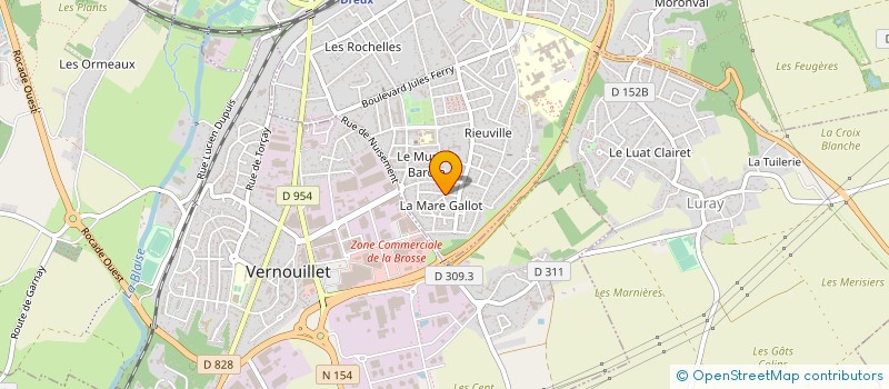 localisation de l'entreprise GS GARAGE à DREUX