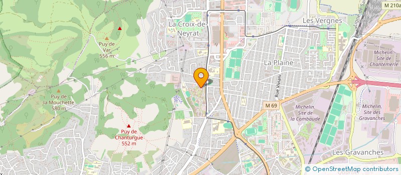 localisation de l'entreprise GS GROUP  CLERMONT-FERRAND