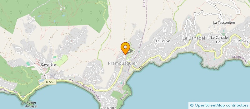 localisation de l'entreprise GS HOLDING à LE LAVANDOU
