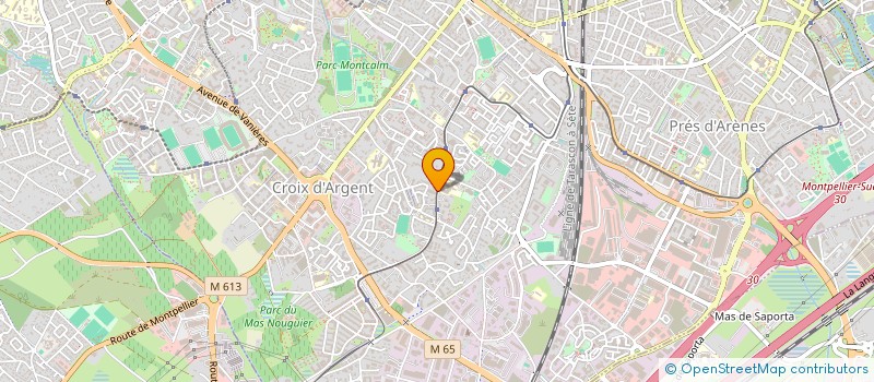 localisation de l'entreprise GS HOLDING à MONTPELLIER