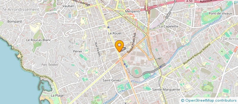 localisation de l'entreprise GS HOLDING à MARSEILLE