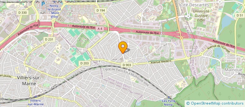 localisation de l'entreprise GS HOLDINGS  NOISY-LE-GRAND