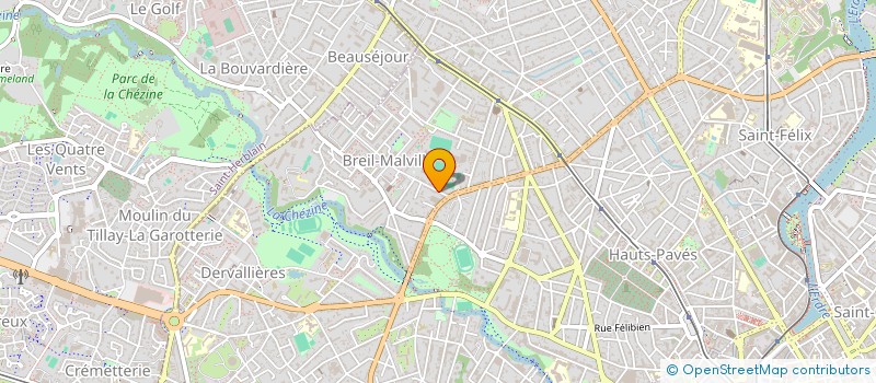 localisation de l'entreprise GS INVEST  NANTES