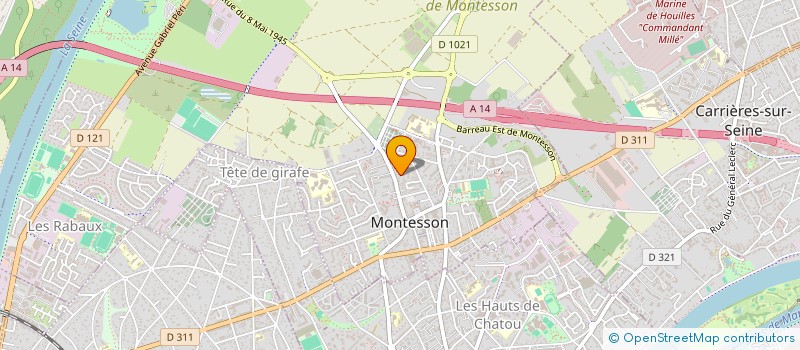 localisation de l'entreprise GS-INVEST à MONTESSON