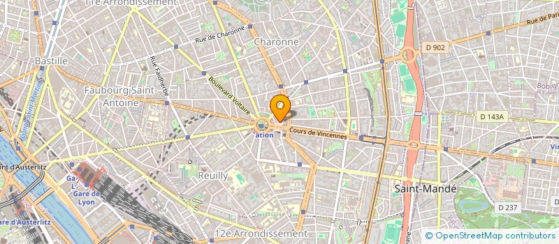 localisation de l'entreprise GS INVEST  PARIS