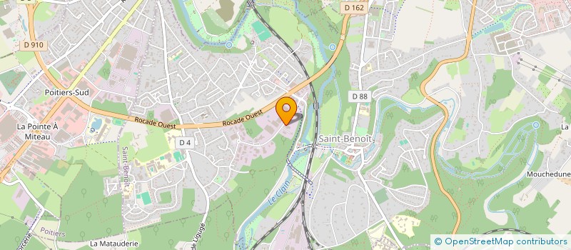 localisation de l'entreprise GS INVEST  SAINT-BENOIT