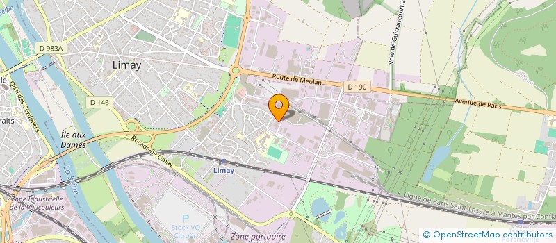 localisation de l'entreprise GS INVEST  LIMAY