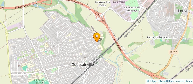 localisation de l'entreprise GS ISOLATION à GOUSSAINVILLE