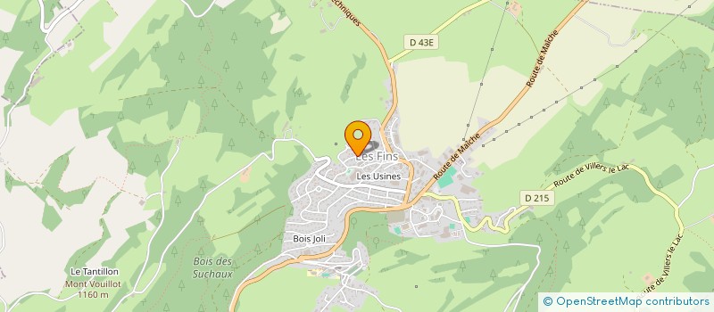 localisation de l'entreprise GS - LANAIA  LES FINS