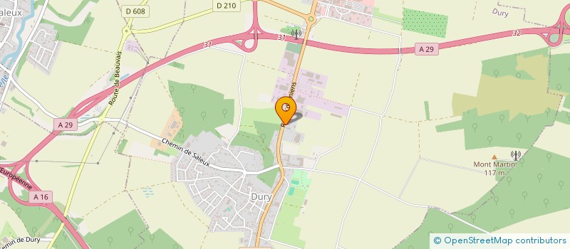 localisation de l'entreprise GS LCM à DURY