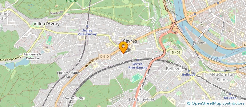 localisation de l'entreprise GS LOCAMASTER 1 à SEVRES