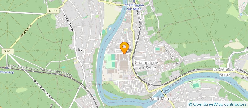 localisation de l'entreprise GS MAINTENANCE à VAUX-LE-PENIL