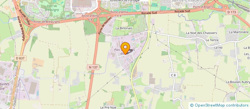 localisation de l'entreprise GS MONTAIGU  NOYAL-CHATILLON-SUR-SEICHE