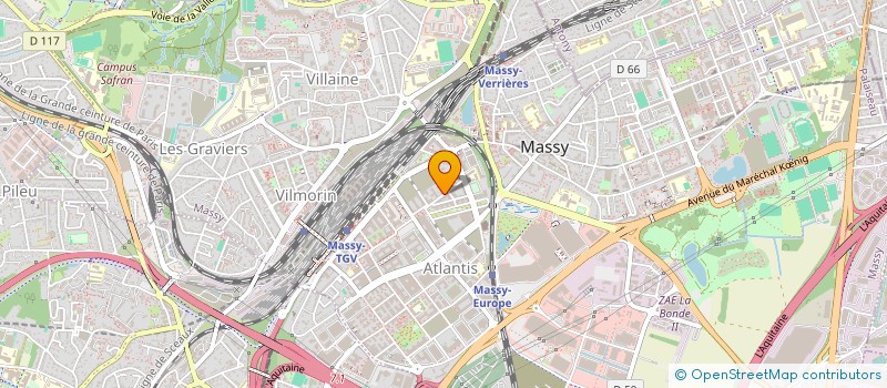 localisation de l'entreprise GS MUZIK  MASSY