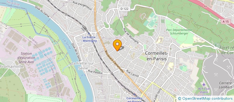 localisation de l'entreprise GS NEGOCE 95 à CORMEILLES-EN-PARISIS