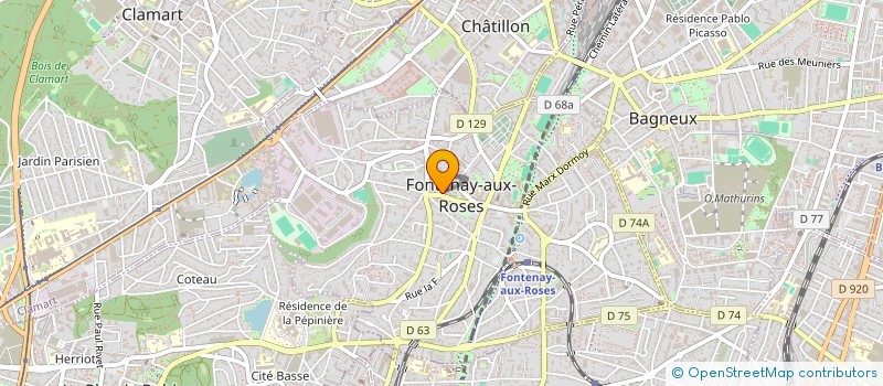 localisation de l'entreprise GS OPTIC HOME  FONTENAY-AUX-ROSES