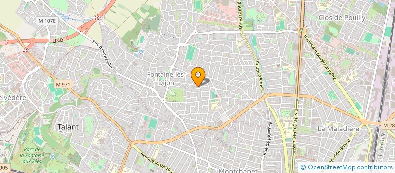 localisation de l'entreprise GS PATRIMOINE CONSEILS à FONTAINE-LES-DIJON