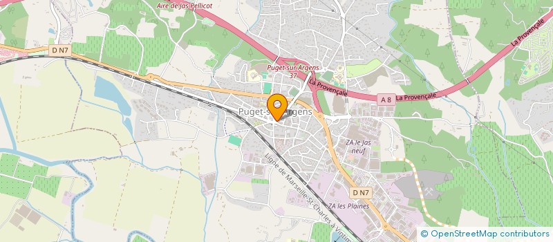 localisation de l'entreprise GS PAYSAGE  PUGET-SUR-ARGENS