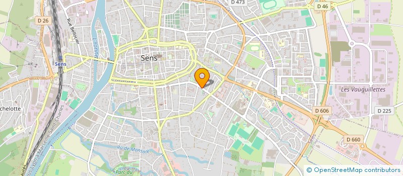 localisation de l'entreprise GS PRESTATIONS CONSEILS à SENS
