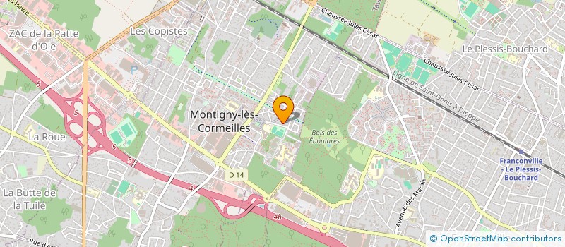 localisation de l'entreprise GS PRO à MONTIGNY-LES-CORMEILLES