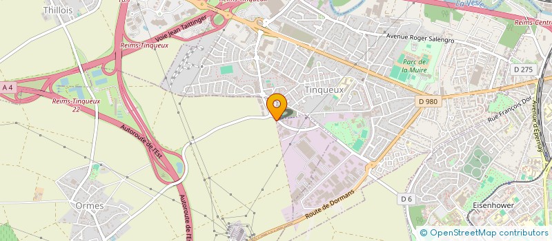 localisation de l'entreprise GS PUBLICITE  VRIGNY