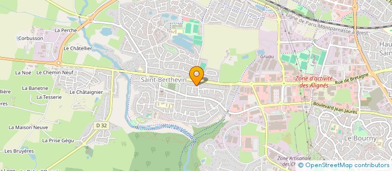 localisation de l'entreprise GS RAVALEMENT 53  SAINT-BERTHEVIN