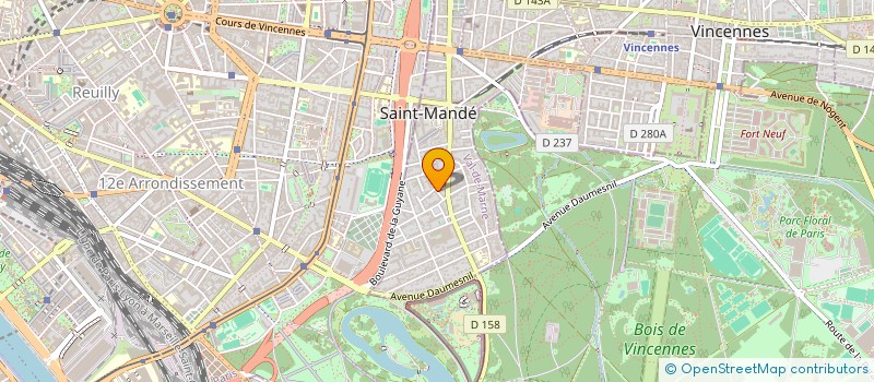 localisation de l'entreprise GS REAL ESTATE à SAINT-MANDE