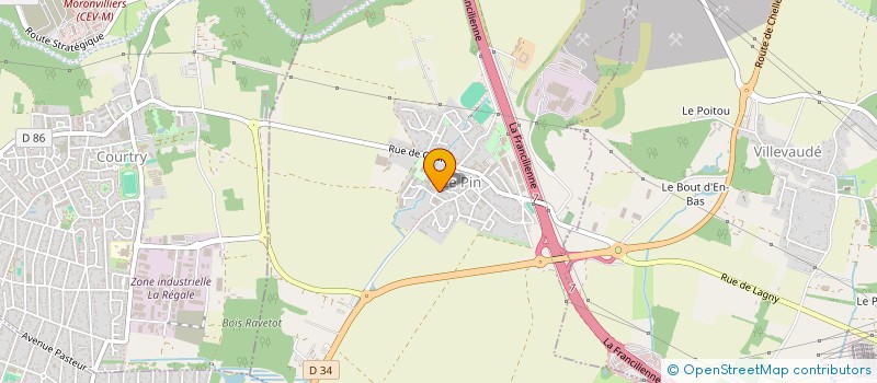 localisation de l'entreprise GS. RENOV à LE PIN