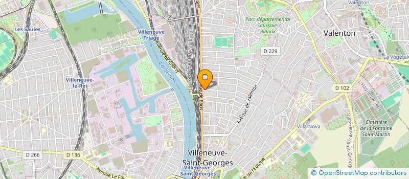 localisation de l'entreprise GS RENOVATION à VILLENEUVE-SAINT-GEORGES